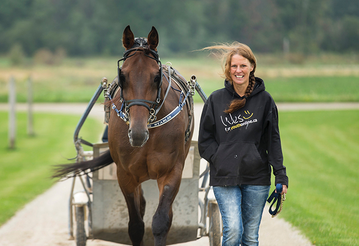 Kathy Cecchin, who grew up in Welwyn, is the proud owner of Desperate Man, the 2021 Horse of the Year. He has recently retired from the track.